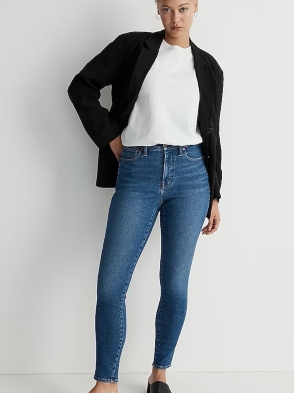 NWT Madewell Curvy 10” High-Rise Skinny Jean Eardley Wash